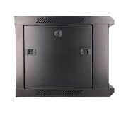 Extralink Szafka wisząca rack 6U 600x450 czarna szklane drzwi EX.7225 - 484915 - zdjęcie 3